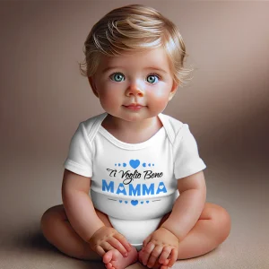 -Body neonato Mamma ti voglio bene