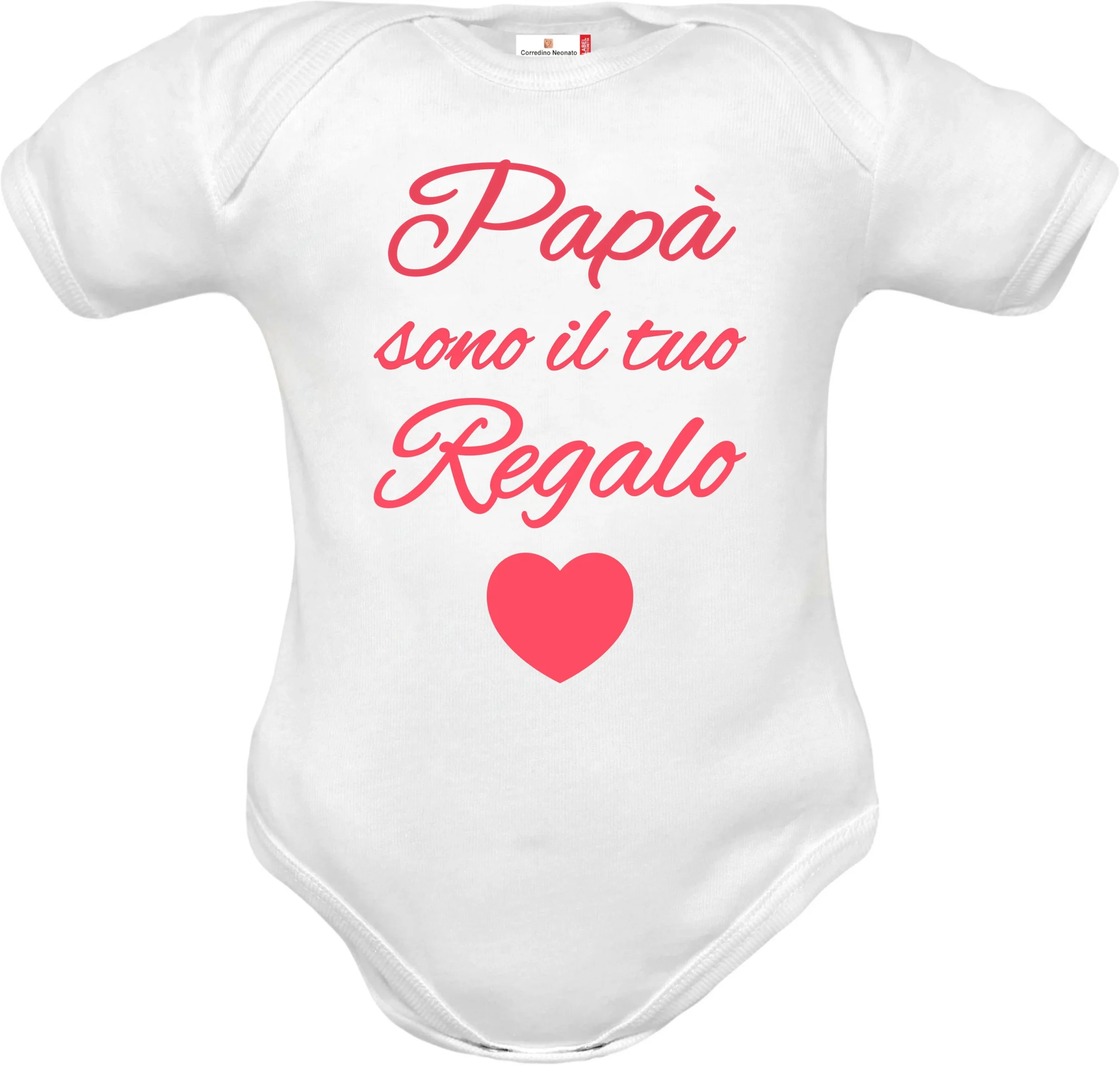 - body neonato unisex papà sono il tuo regalo - immagine 3