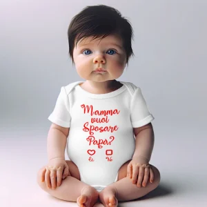 - body neonato frase Mamma vuoi sposare papà?