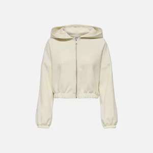 ONLY FELPA ONLSCARLETT L/S ZIP HOOD SWT NOOS