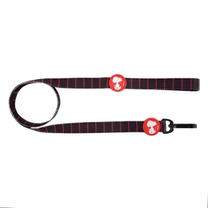 Guinzagli Charlie Brown Nero/Rosso