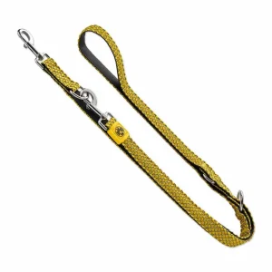 Guinzaglio Regolabile Hilo Giallo e Nero