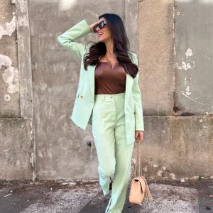 Pantalone in tessuto “Leonie” VICOLO