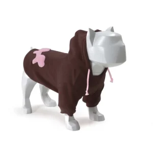 United Pets - Felpa con cappuccio Bull Testa di Moro e Rosa